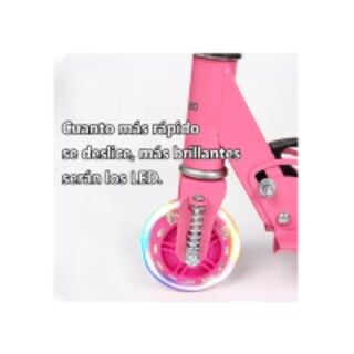 Foto 2 | Foto 2 | Patinete Infantil Plegable Ajustable De 3 Ruedas Con Luz Led Eo Safe Imports Esi-13060-1 Rosa