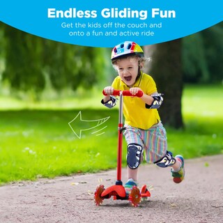 Foto 3 | Foto 3 | Kick Scooter Best Choice Products Para Niños Con Ruedas Iluminadas, Color Rojo - Venta Internacional.
