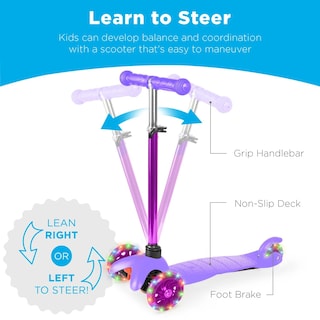 Foto 4 | Foto 4 | Kick Scooter Best Choice Products Para Niños Con Ruedas Iluminadas - Venta Internacional.