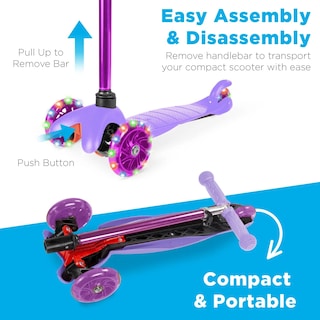 Foto 5 | Foto 5 | Kick Scooter Best Choice Products Para Niños Con Ruedas Iluminadas - Venta Internacional.
