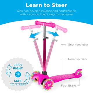 Foto 4 | Foto 4 | Kick Scooter Best Choice Products Para Niños Con Ruedas Iluminadas - Venta Internacional.