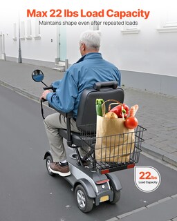 Foto 3 | Foto 3 | Cesta Trasera Para Patinete Vevor Alambre Metálico Resistente De 10 Kg De Capacidad - Venta Internacional.