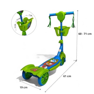 Foto 4 | Foto 4 | Scooter Infantil 3 Ruedas C/canasta Luces Y Sonido