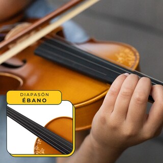 Foto 6 | Foto 6 | Violín Acústico Semiprofesional Aureal 3/4 Abeto y Maple