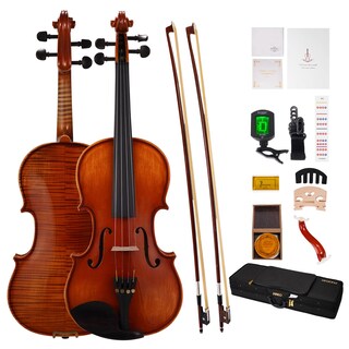 Foto 1 | Foto 1 | Juego De Violines Phoenix 4/4 De Tamaño Completo De Madera Maciza Para Principiantes - Venta Internacional.