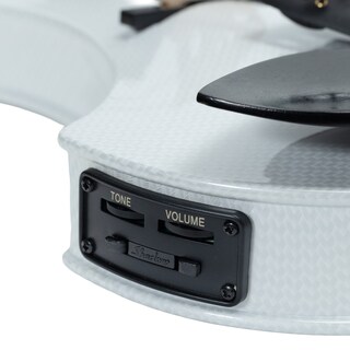 Foto 5 | Foto 5 | Violín Eléctrico Aureal 4/4 Snow White C/ Estuche