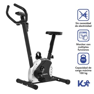 Foto 2 | Foto 2 | Bicicleta Fija Para Spinning Cardio Fitness Kingsports color Gris