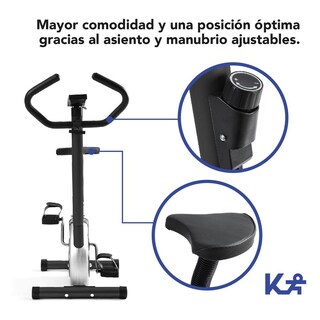 Foto 4 | Foto 4 | Bicicleta Fija Para Spinning Cardio Fitness Kingsports color Gris