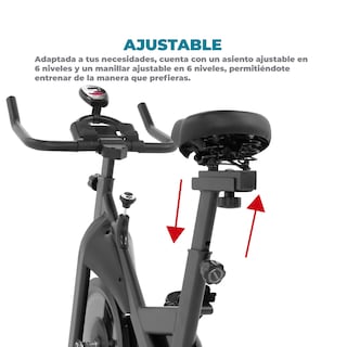Foto 5 | Foto 5 | Bicicleta Estática Altera Noir Negra con Asiento y Manubrio Ajustables Capacidad 100 kg
