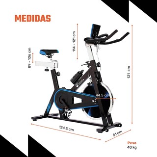 Foto 8 | Foto 8 | Bicicleta Estatica Centurfit 18kg Profesional Uso Rudo Fija