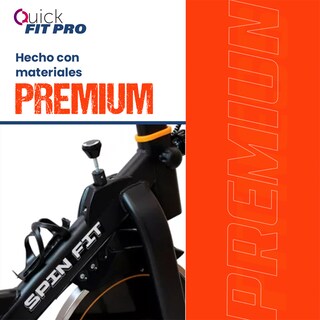 Foto 2 | Foto 2 | Bicicleta Fija Quick Fit Pro Negra Ajustable Con Ruedas Cardio Fitness Spinning