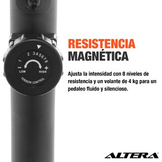 Foto 6 | Foto 6 | Bicicleta Estacionaria Pedalite 8 Niveles Negra