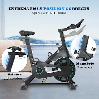 Foto 4 | Foto 4 | Bicicleta Fija Kronos 14kg - Entrenamiento Profesional En Casa O Gimnasio