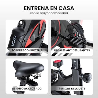 Foto 5 | Foto 5 | Bicicleta Fija Para Spinning Pro 8 Kg Estática Cardio Hogar