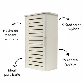 Foto 3 | Foto 3 | Organizador para Baño Ellegance Houseware color Blanco