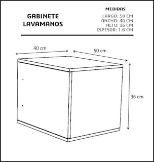 Foto 3 | Foto 3 | Gabinete Flotante Genérica para Baño color Marrón