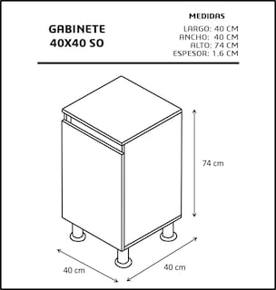 Foto 4 | Foto 4 | Mueble Gabinete para Baño Sin Ovalín color Marrón