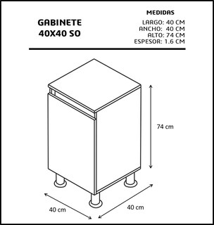 Foto 4 | Foto 4 | Mueble Gabinete para Baño sin Ovalín color Marrón