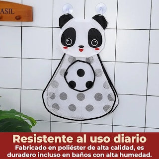 Foto 5 | Foto 5 | Organizador de Baño Infantil para Juguetes con Diseño de Oso Panda