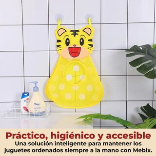 Foto 3 | Foto 3 | Organizador de Baño Infantil para Juguetes con Diseño de Tigre