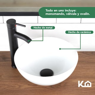 Foto 4 | Foto 4 | Mueble Gabinete Para Baño Lavamanos Lavabo Ovalin Toallero