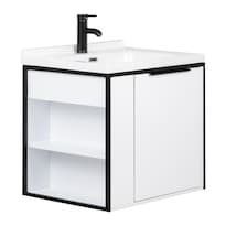Mueble Gabinete Para Baño Lavamanos Lavabo Ovalin Con Repisa