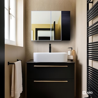 Foto 2 | Foto 2 | Gabinete para Baño con Espejo ARD GLG 78x60 cm Organizador Botiquín de Pared