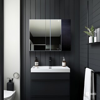 Foto 3 | Foto 3 | Gabinete para Baño con Espejo ARD GLG 78x60 cm Organizador Botiquín de Pared