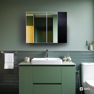 Foto 4 | Foto 4 | Gabinete para Baño con Espejo ARD GLG 78x60 cm Organizador Botiquín de Pared