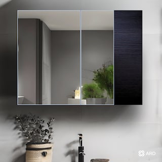 Foto 7 | Foto 7 | Gabinete para Baño con Espejo ARD GLG 78x60 cm Organizador Botiquín de Pared