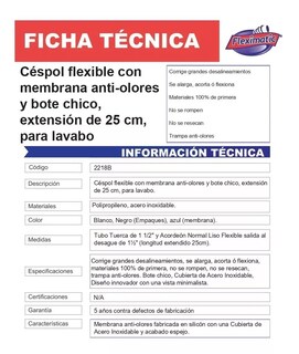 Foto 3 | Foto 3 | Céspol Flexible Con Membrana Anti-olores 2218b Fleximatic