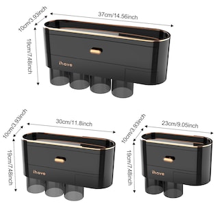 Foto 6 | Foto 6 | Organizador de Baño iHave Montado en la Pared con 2 Tazas para Baño - Venta Internacional