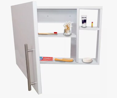 Foto 2 | Foto 2 | Mueble Organizador de MDF Blanco para Baño
