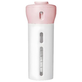 Foto 1 | Foto 1 | Botella De Viaje 4 En 1 Dispensador Tapa Giratoria Aleissi 701399 Rosa
