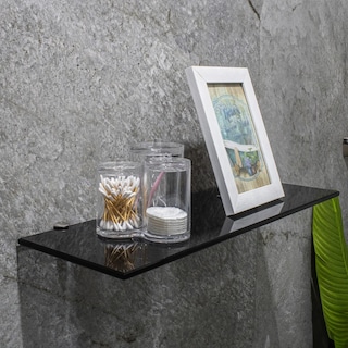 Foto 3 | Foto 3 | Repisas Cristal Templado para Baño 60x20 Eo Safe Imports Esi-20296 Gris 2 Piezas