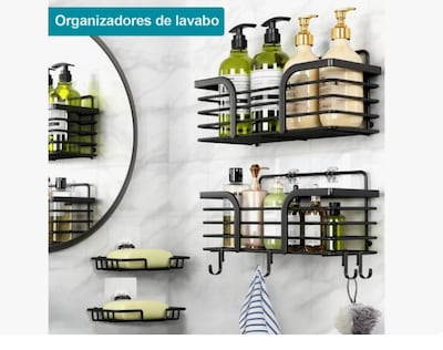 Foto 3 | Foto 3 | 13 Piez Organizador Baño Regadera De Acero Inoxidable