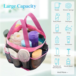 Foto 4 | Foto 4 | Carrito De Ducha Lifewit Mesh Independiente Y Portátil Color Rosa - Venta Internacional.