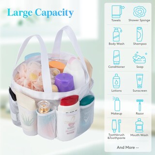 Foto 4 | Foto 4 | Carrito De Ducha Lifewit Mesh Independiente Y Portátil Blanco - Venta Internacional.