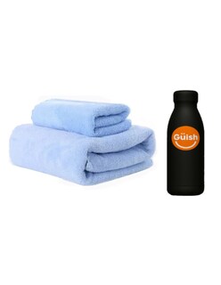 Foto 1 | Foto 1 | Toalla De Baño Completo Grande 2 Piezas Azul + Termo Gratis Güish