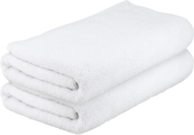 Foto 1 | Foto 1 | Gila Toalla De Baño Extragrande De Algodón Línea Essentials I Paquete De 2 Toallas Blancas para Cuerpo