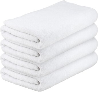 Foto 1 | Foto 1 | Toalla de Baño Gila de Algodón Linea Essentials I Paquete de 4 Toallas Blancas