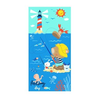 Foto 4 | Foto 4 | Paquete De 3 Toallas De Playa Rectangulares De Algodón De 75 X 150 Cm Para Niños - Venta Internacional.