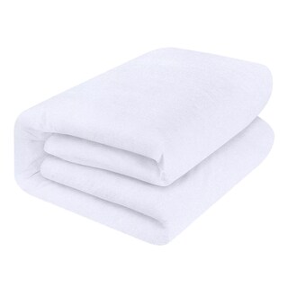 Foto 1 | Foto 1 | Toalla De Baño Grande Completo 100% Algodón Suave Color Blanco Liso Blanco
