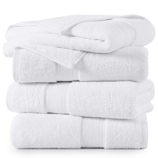 Foto 2 | Foto 2 | Juego De Toallas De Baño Lane Linen, Lujosas, Blancas, 100% Algodón, 4 Unidades - Venta Internacional.