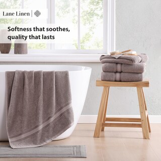 Foto 5 | Foto 5 | Juego De Toallas De Baño Lane Linen Luxury, 100% Algodón, Paquete De 4 Unidades, 70 X 140 Cm - Venta Internacional.