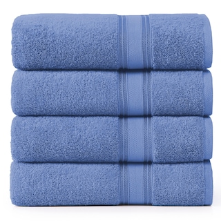 Foto 1 | Foto 1 | Juego De Toallas De Baño Lane Linen Luxury Cerúlean Blue 100% Algodón - Venta Internacional.