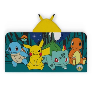 Foto 1 | Foto 1 | Toalla Con Capucha, Algodón Suave Para Niños, Anime Y Pokémon De Franco - Venta Internacional.