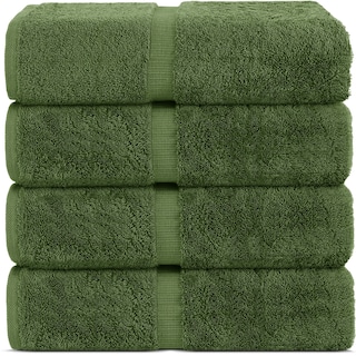 Foto 1 | Foto 1 | Towels Chakir Turkish Linens 100% Algodón, 4 Toallas De Baño Moss - Venta Internacional.