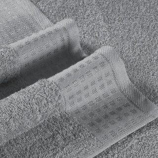 Foto 2 | Foto 2 | Juego De Toallas Glamburg, 100% Algodón, Ultrasuaves, 6 Unidades, Color Gris Claro - Venta Internacional.