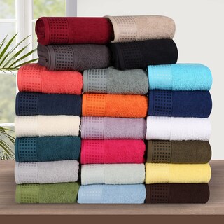 Foto 5 | Foto 5 | Juego De Toallas Glamburg, 100% Algodón, Ultrasuaves, 6 Unidades, Color Gris Claro - Venta Internacional.